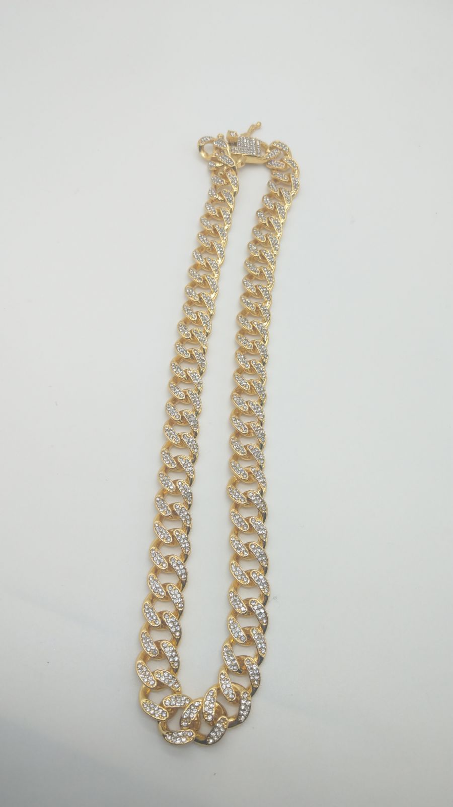 Necklace Chain With Diamonds Gold plated