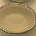 Vintage Pickard Geneva Ivory Oval Serving Bowl Platinum Rim 9 5/8 inch