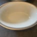 Vintage Pickard Geneva Ivory Oval Serving Bowl Platinum Rim 9 5/8 inch