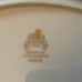 Vintage Pickard Geneva Ivory Oval Serving Bowl Platinum Rim 9 5/8 inch