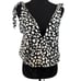 New ~ FREE PEOPLE ~ ANTHROPOLOGIE Black Leopard Bare It All Tank Bodysuit Small