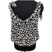 New ~ FREE PEOPLE ~ ANTHROPOLOGIE Black Leopard Bare It All Tank Bodysuit Small