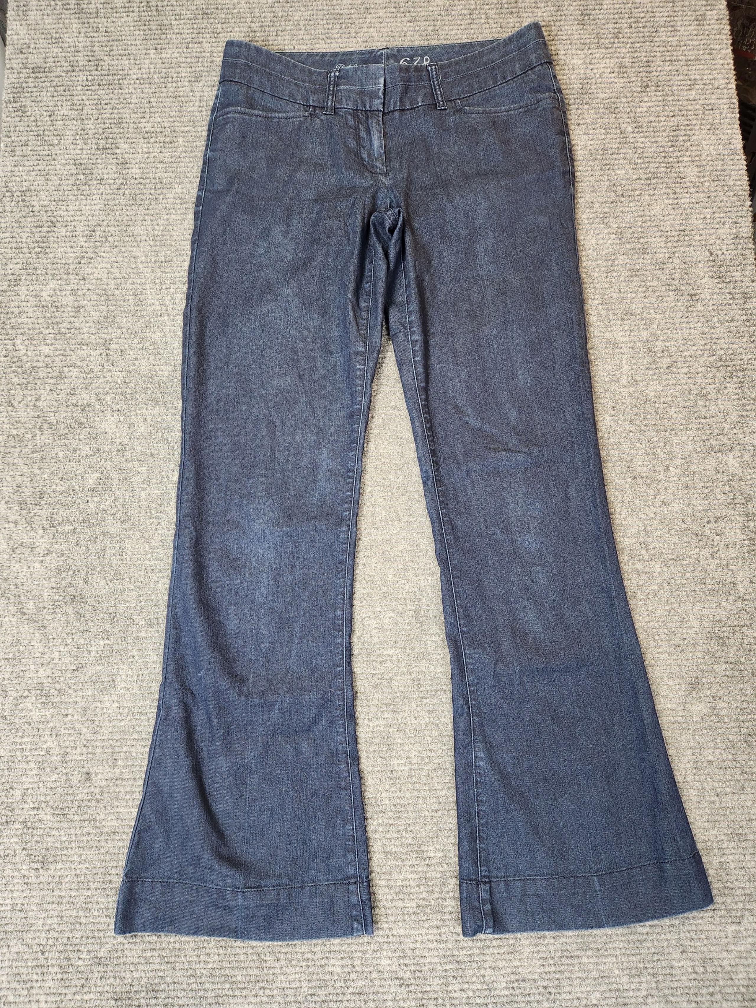 The Limited 678 Flare Denim Jeans Women's 6 Regular Blue Low Rise Cotton