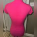Aeropostale Y2K Short Sleeve Henley Top Hot Pink Medium EUC