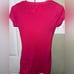Aeropostale Y2K Short Sleeve Henley Top Hot Pink Medium EUC