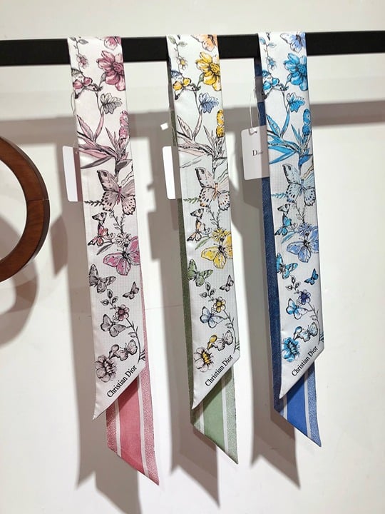 Jacquard print silk ribbon