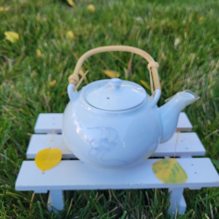 Japanese porcelain teapot / japanese vintage teapot / japanese tea pot / Japane