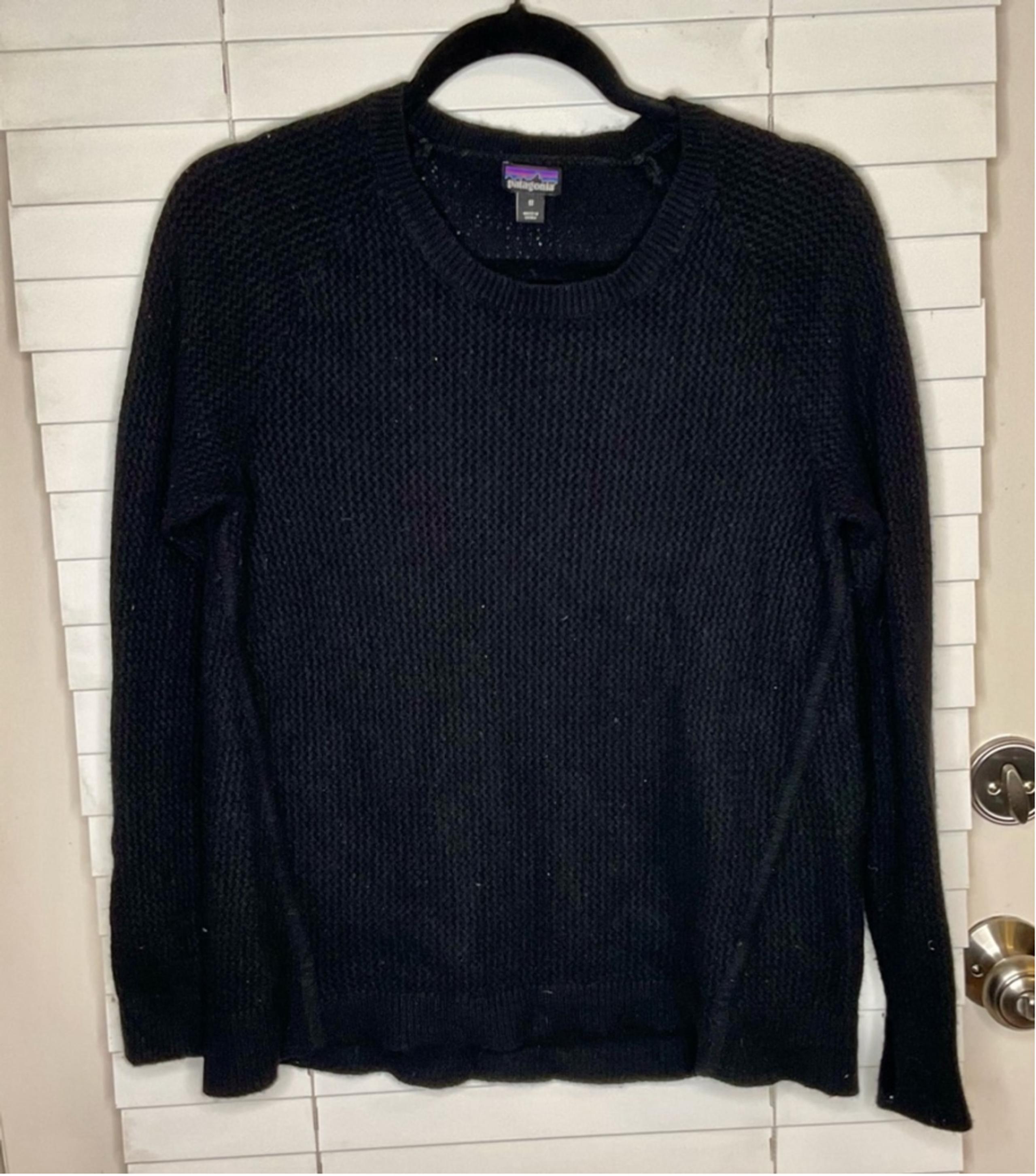Women's Patagonia recycled cashmere wool Sweater M Black