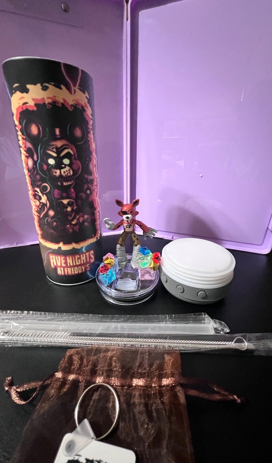 Five nights at Freddy speaker tumbler
