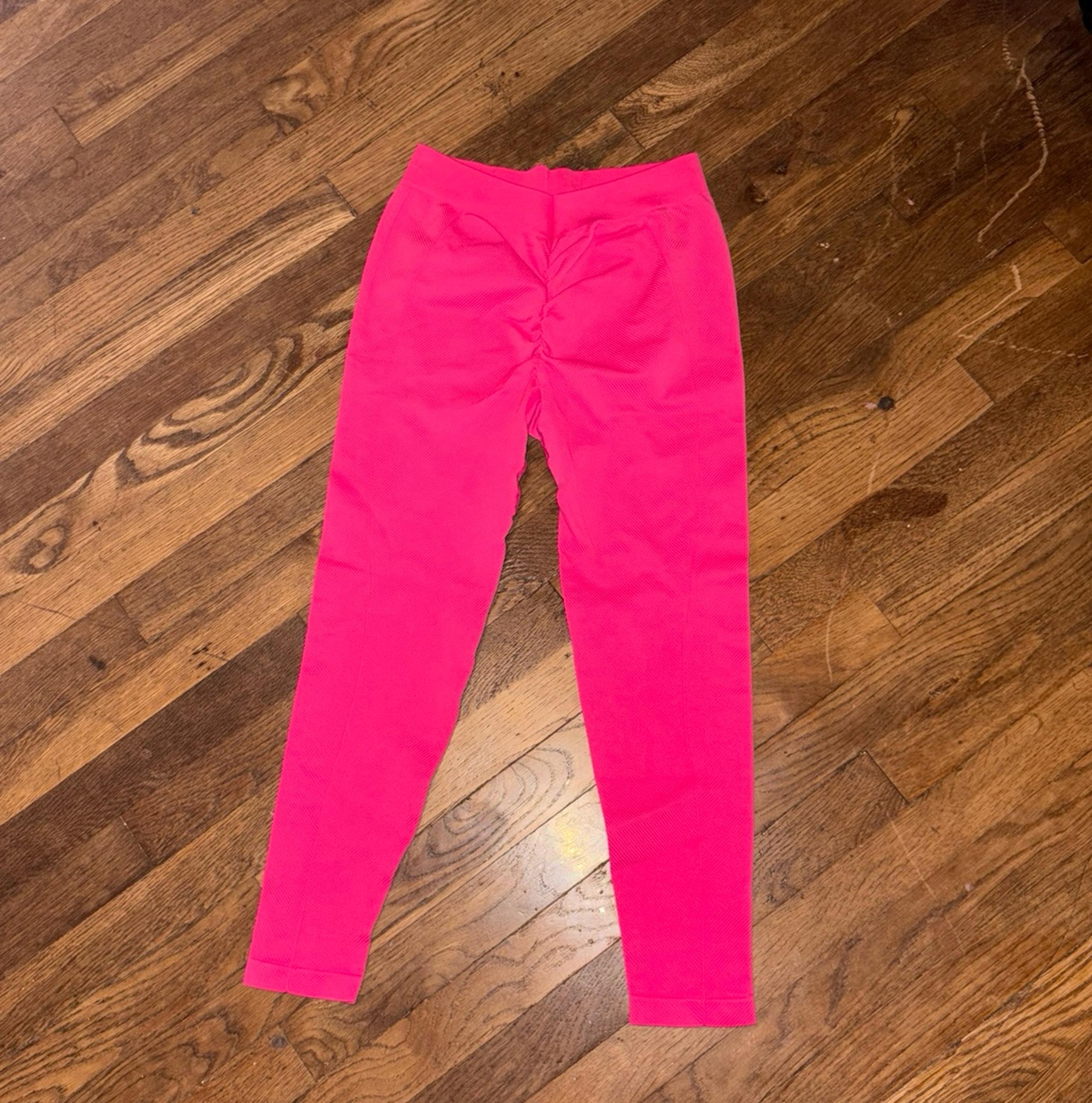 Hot pink leggings