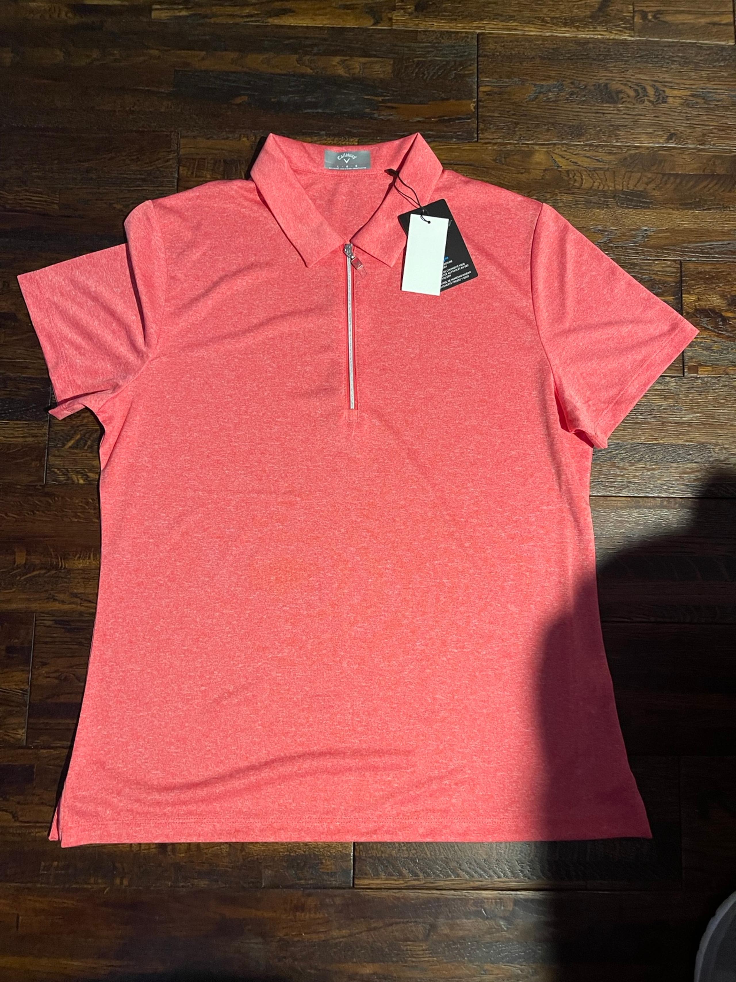 Callaway Opti-Dri Womens Half Zip Golf Polo Shirt