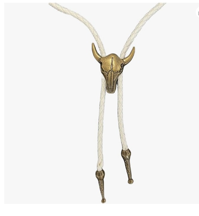 Handmade Bull Western Cowboy Bolo Tie