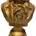 Gold Beethoven Bust Classical music composer ZOOM IN music mantle piece history