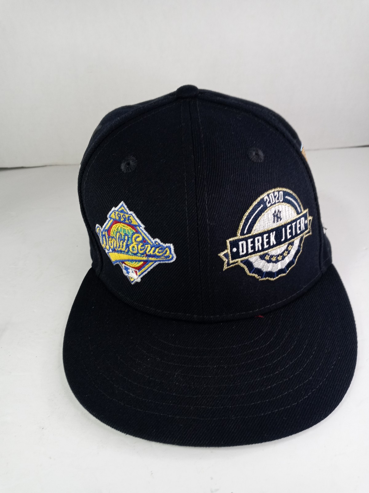 NY YANKEES NEW ERA 5 WS & JETER PATCH 59FIFTY LIMITED HAT