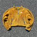 Yellow Cropped Nike Sherpa Jacket