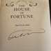 The House of Fortune Waterstones Signed