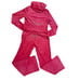 NWT Juicy Couture Velour Bling Tracksuit Sz:L Pink Party Hoodie & Pants Y2K