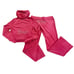 NWT Juicy Couture Velour Bling Tracksuit Sz:L Pink Party Hoodie & Pants Y2K