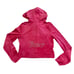 NWT Juicy Couture Velour Bling Tracksuit Sz:L Pink Party Hoodie & Pants Y2K