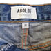 Agolde Parker Denim Distressed Blue Jean Shorts Size 25