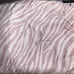 JUICY COUTURE WHITE & PINK ZEBRA STRIPE W/ BLACK LACE & DAMASK QUEEN BED SET NWT