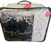JUICY COUTURE WHITE & PINK ZEBRA STRIPE W/ BLACK LACE & DAMASK QUEEN BED SET NWT