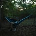 Nylon Portable Camping Travel Hammock, 2 Person, Blue & Dark Blue-yic492
