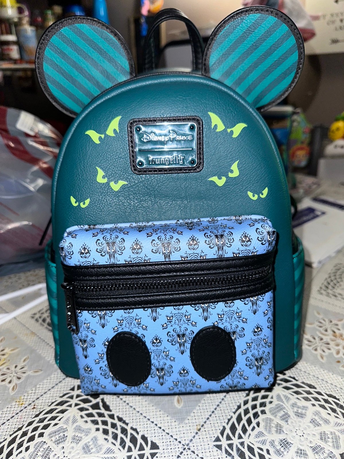 Disney parks haunted mansion loungefly backpack