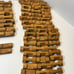 Original Wooden Lincoln Logs Frontier L.L. National Bank Incomplete 75 Pieces