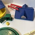 Original Wooden Lincoln Logs Frontier L.L. National Bank Incomplete 75 Pieces