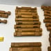 Original Wooden Lincoln Logs Frontier L.L. National Bank Incomplete 75 Pieces