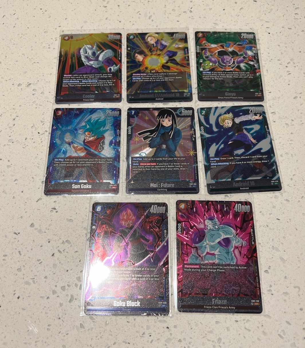 Bandai New Dragon Ball Super Fusion World SR Foil Lot #2