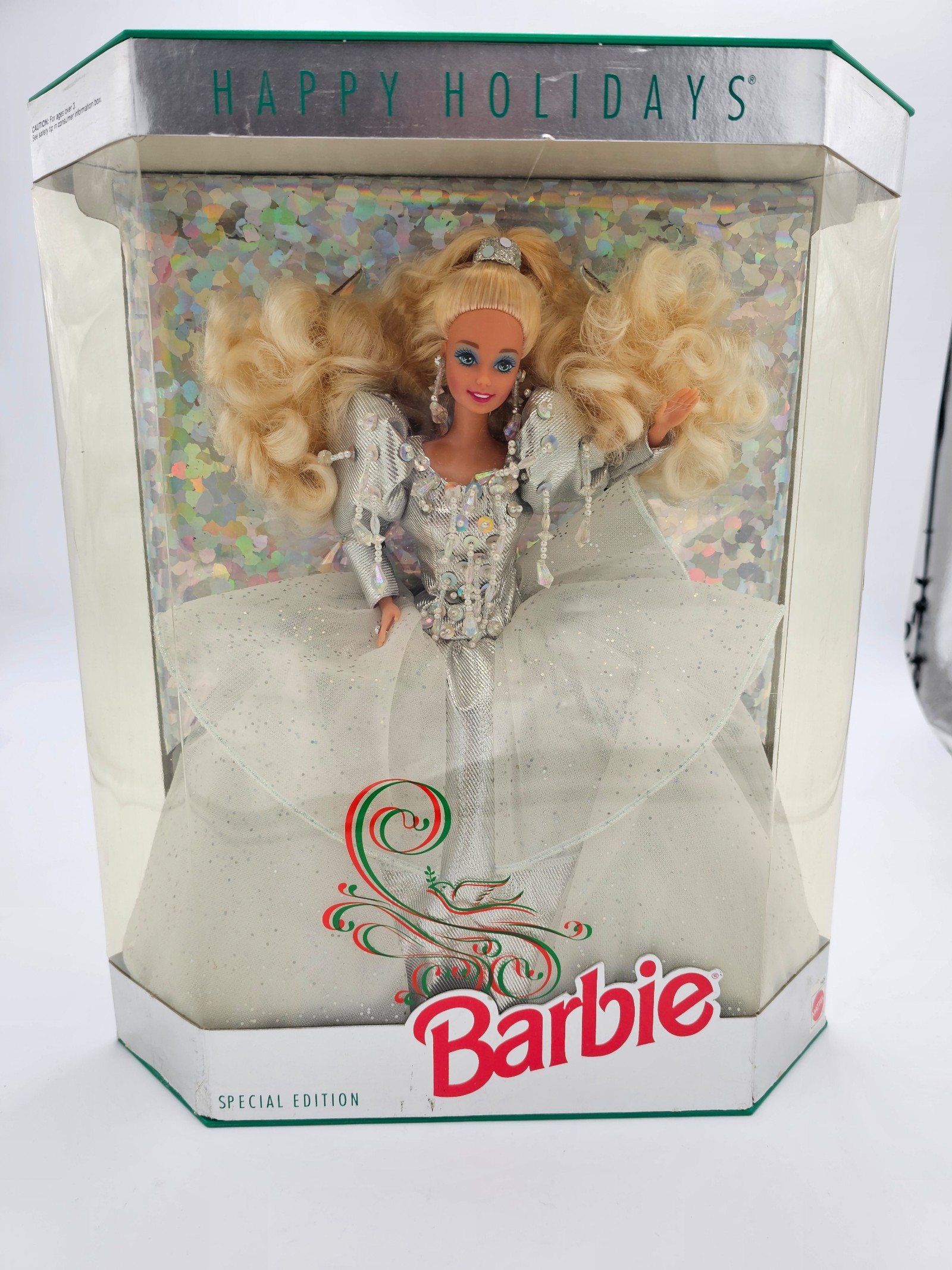RARE Collectible 1992 Mattel Happy Holidays Barbie Special Edition NRFB #1429