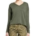 Rag & Bone Surplus Green V-Neck Pullover Sweater in Heather Army Size Large
