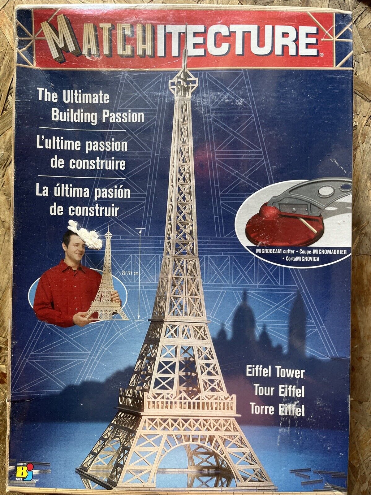 Bojeux Matchitecture - Eiffel Tower Model Building Tower DIY Sealed New 6611