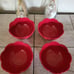 Princess House new ruby marbella bowls