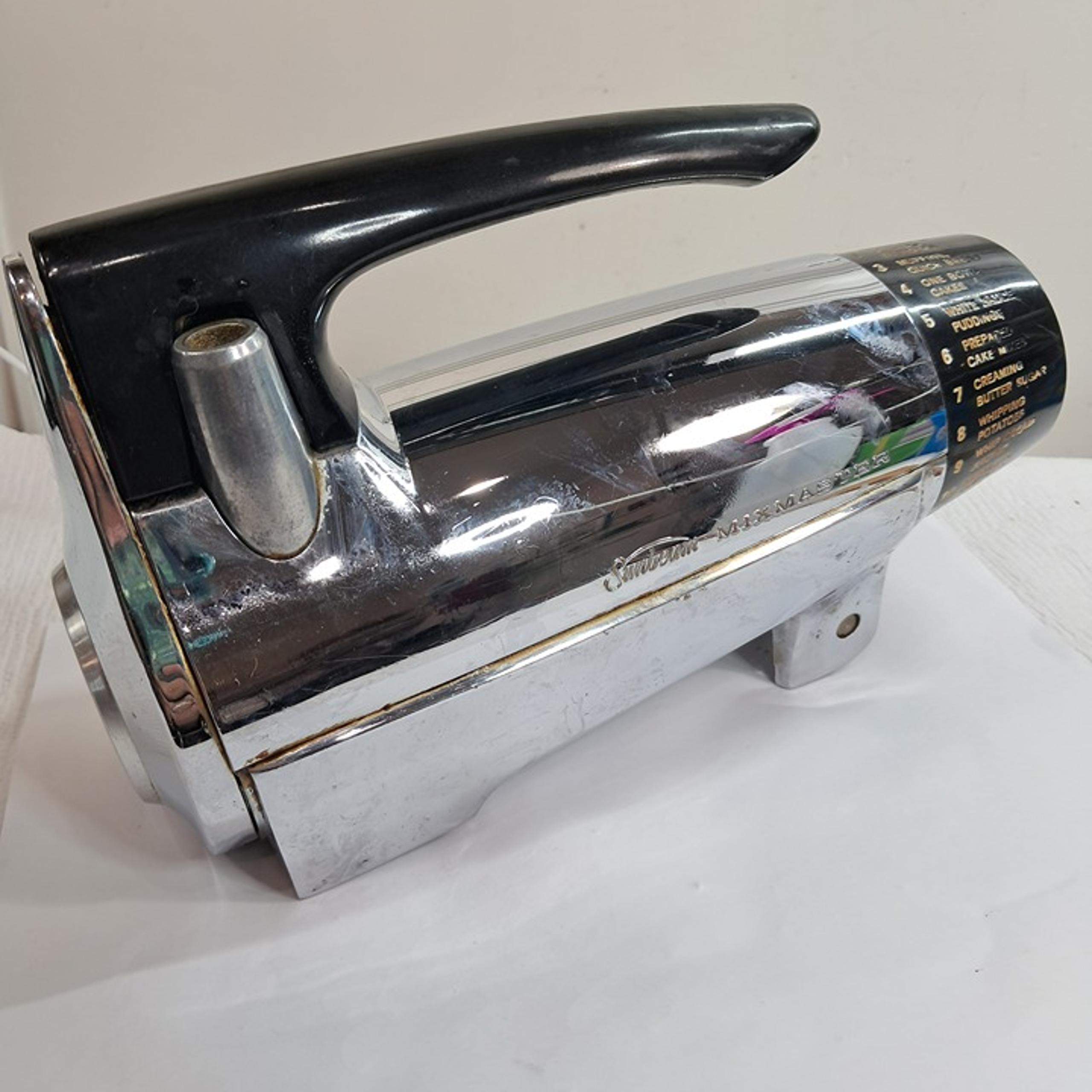 Sunbeam Mixmaster 100-86659 stand mixer POWER Head motor chrome silver Vintage