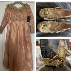 Disney’s Aurora dress, shoes and crown