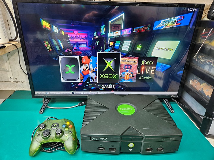 Original Xbox 3tb Hard Drive Upgraded Custom Restored Retro OG HDMI 4Gamers 2tb