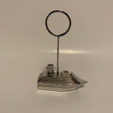 Carnival Cruise Ship Metal Card Holder / Paperweight / Photo Holder