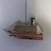Carnival Cruise Ship Metal Card Holder / Paperweight / Photo Holder