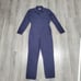 Outerknown Station Jumpsuit Size XS Blue Organic Cotton Linen Utility Minimalist