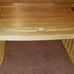 Wood Breakfast in Bed Serving Tray Reading Table w/ Magazine Book Side Storage