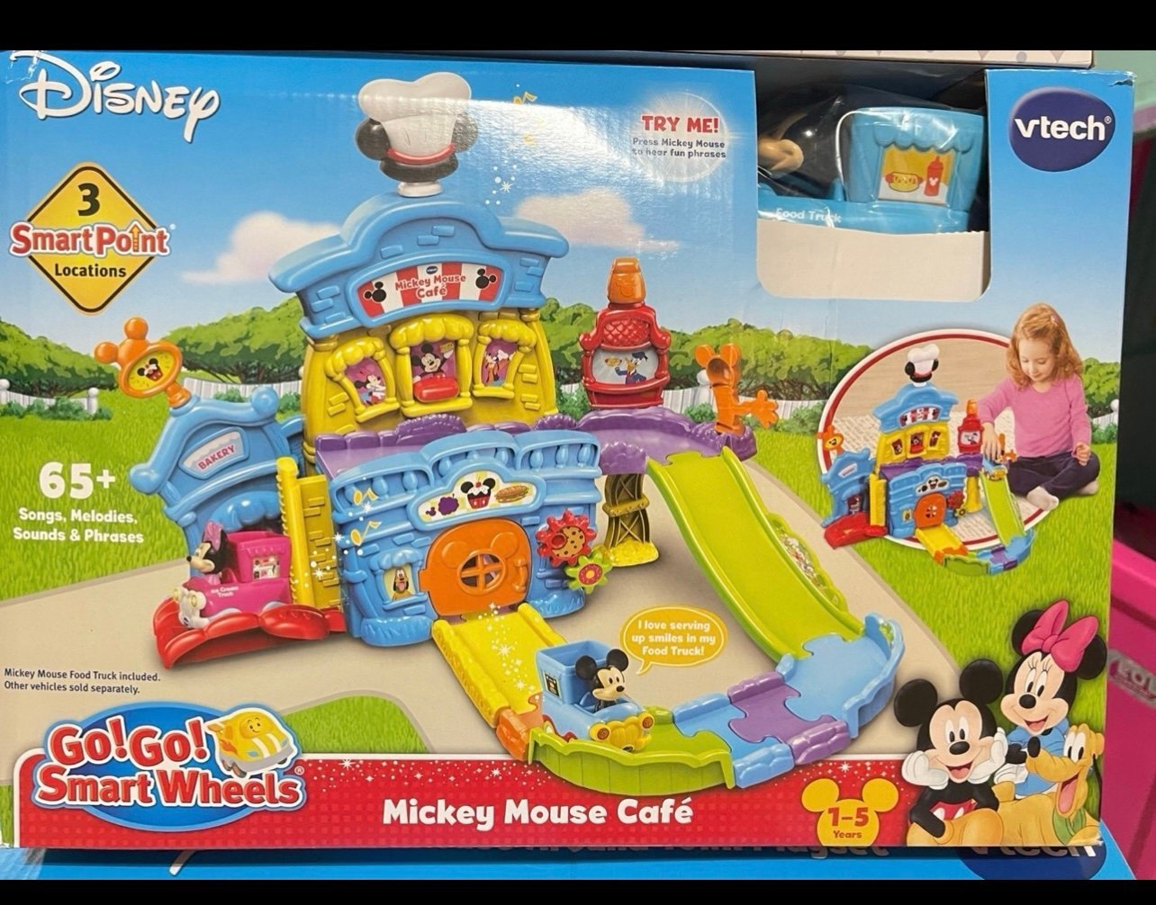 Kid Toys Mickey Mouse Cafe Gogo Smart Wheels