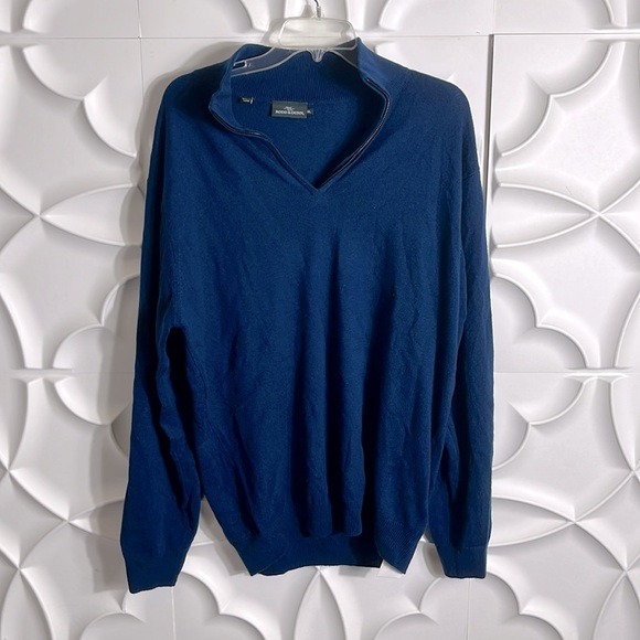 NEW Rodd and Gunn Wool cashmere midnight open pullover sz XL (92)