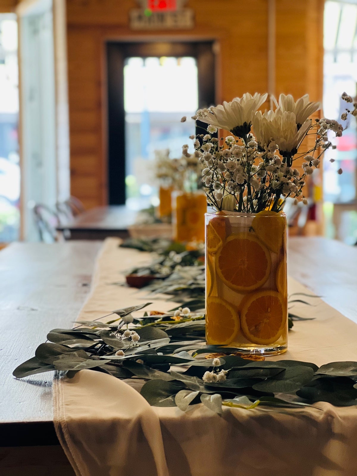 Cutie baby shower decor