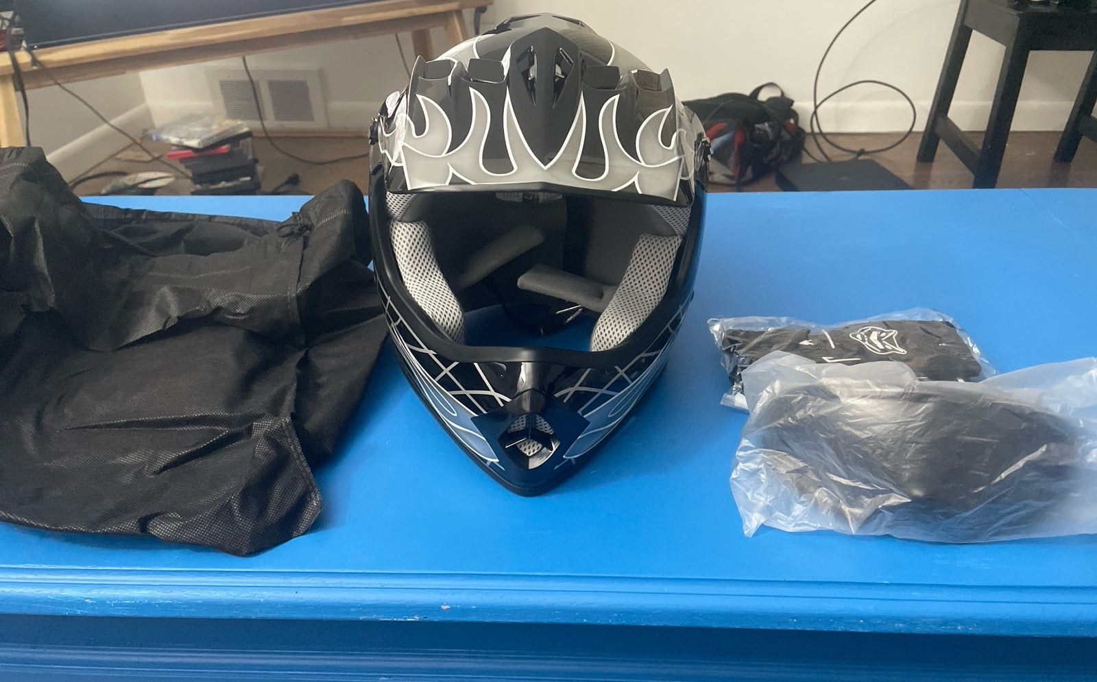 Black Skull Off-road Helmet