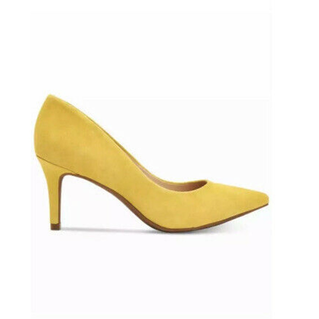 Alfani Jeules Yellow Suede Pumps Size 5M