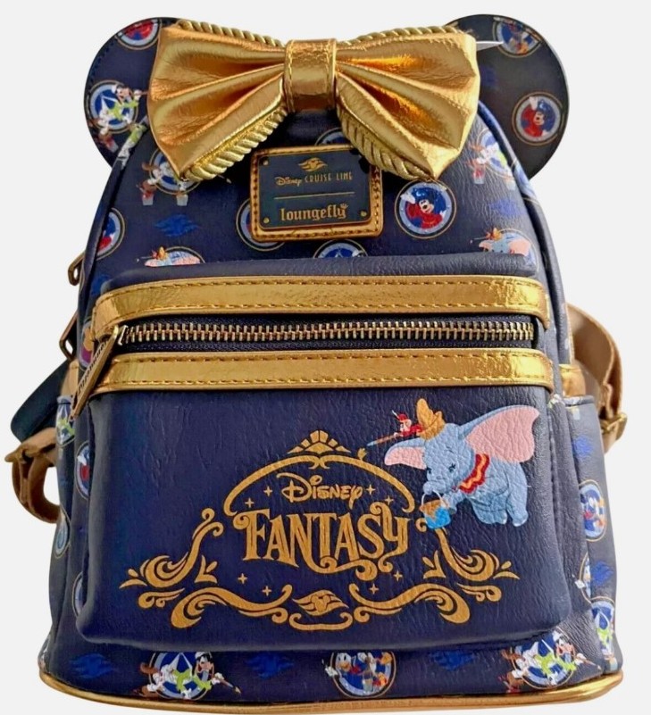 Loungefly Disney Cruise Line DCL Disney Fantasy Ship Dumbo Mini Backpack - NEW