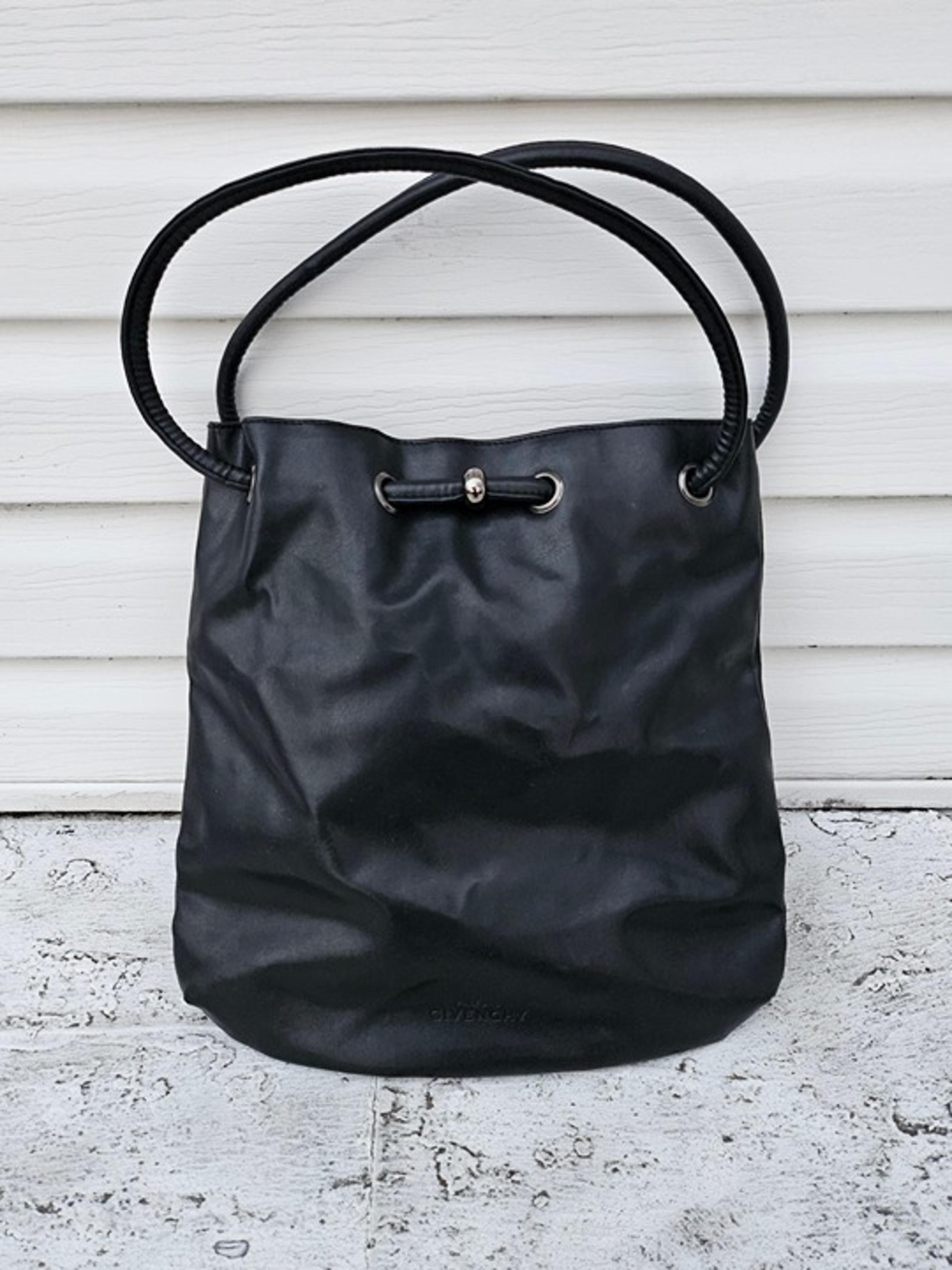 Givenchy Perfume Tote Bag Black Faux Leather handbag